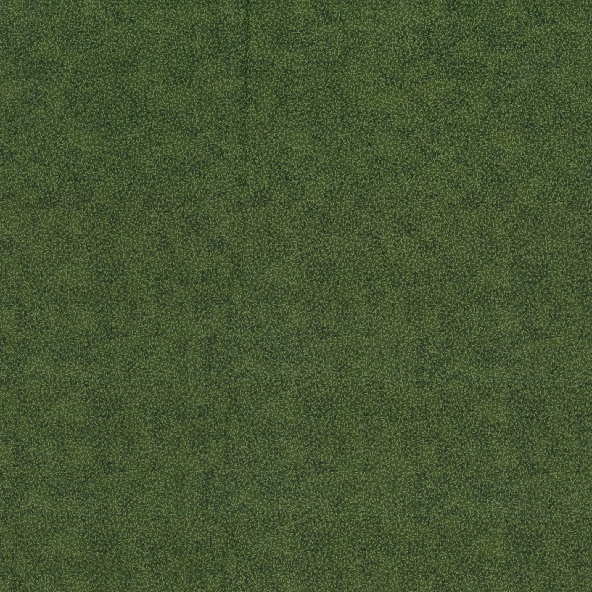 Fabric Traditions Dark Green Illusions Vine Print Cotton Fabric